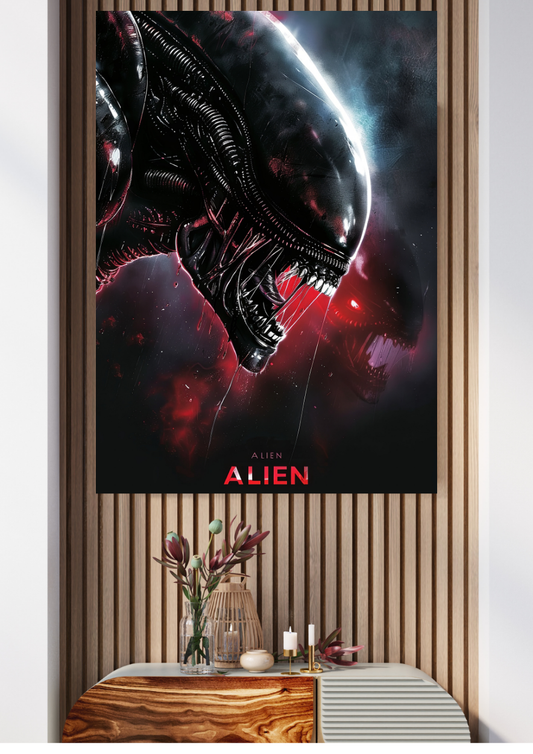 Canvas 60x90 Alien Art