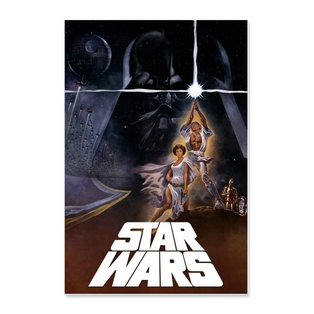 Poster 60x90 Starwars 1977
