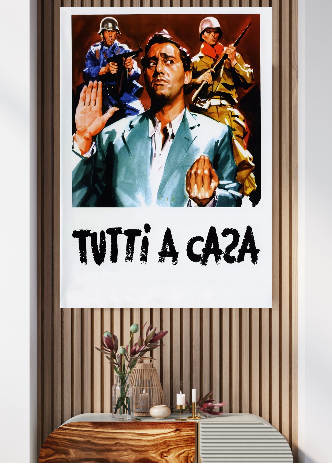 Canvas 60x90 Tutti a casa